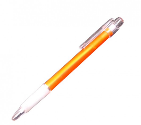 SLIM-Kugelschreiber,orange/weiß
