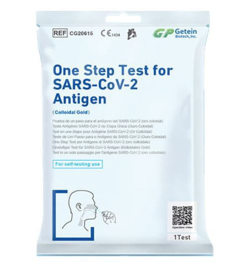 Getein Biotech® Ein­stufiger Test für Sars-Cov-2-Antigen (Kolloidales Gold) (Laien)
(MOQ: 1 Karton 