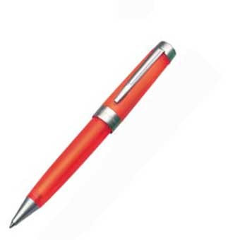 Kugelschreiber, transparent rot